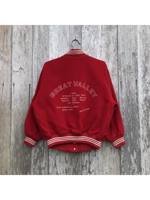 Other Designers Vintage - Vintage McGregor Great Valley Spell Out Varsity Jacket