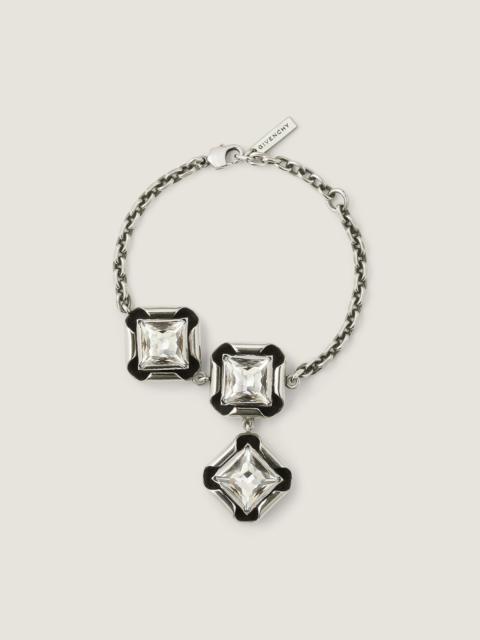 Givenchy DECONSTRUCTED CRYSTALS BRACELET IN METAL AND CRYSTALS