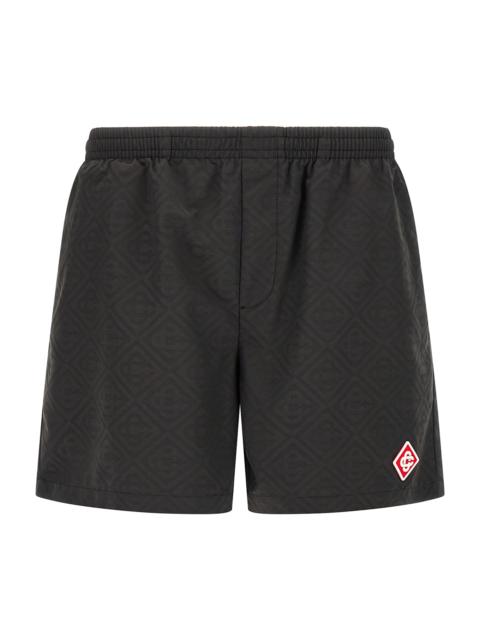 CASABLANCA Jacquard Logo Swimsuit