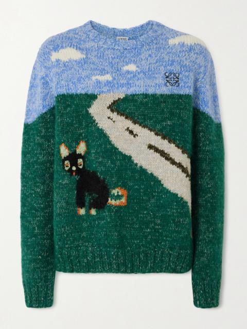 Loewe + Luis Wain Knitted Wool-blend Sweater