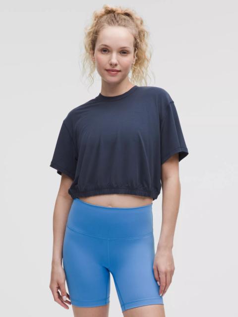 lululemon Jersey Training Elastic-Hem Short-Sleeve Shirt