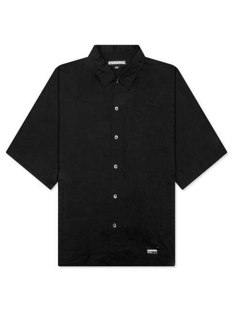 DOLMAN SLEEVE S/S SHIRT - BLACK