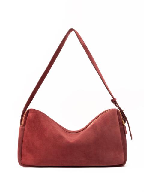 Elleme Trousse Large Suede Burgundy