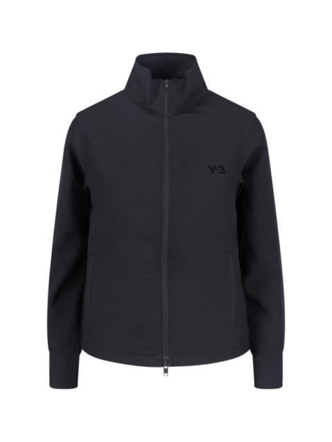 Y-3 LOGO ZIP SWEATSHIRT
