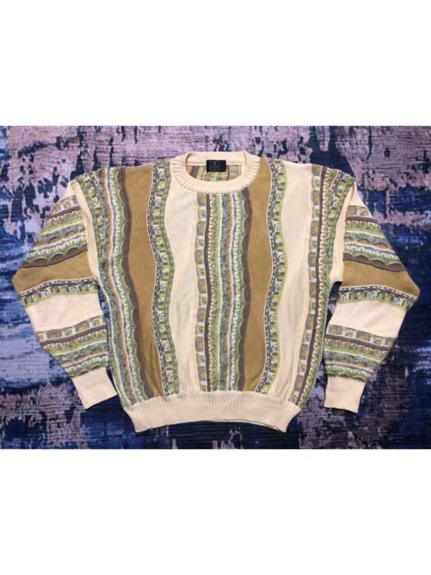 Other Designers Japanese Brand - Sun Men 3D Knitted Sweatshirt Inspired Coogi Design