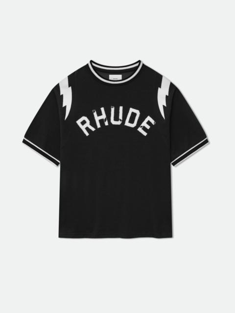 Rhude RHUDE LIGHTNING RINGER JERSEY TEE
