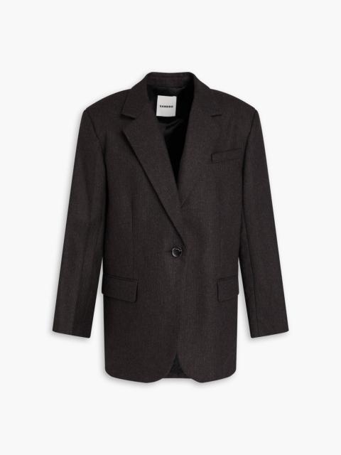 Sandro Pinstriped wool-blend blazer