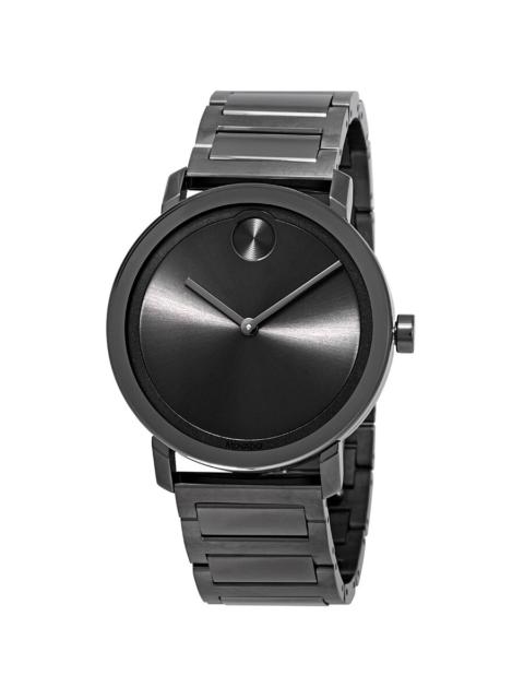 Other Designers Movado Bold Gunmetal Dial Gunmetal Ion-plated Men's Watch 3600509