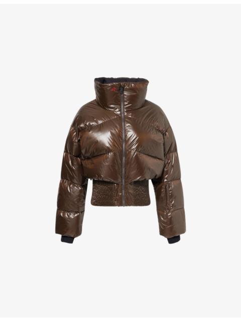 PERFECT MOMENT Auretta Bomber Shell-Down Ski Jacket