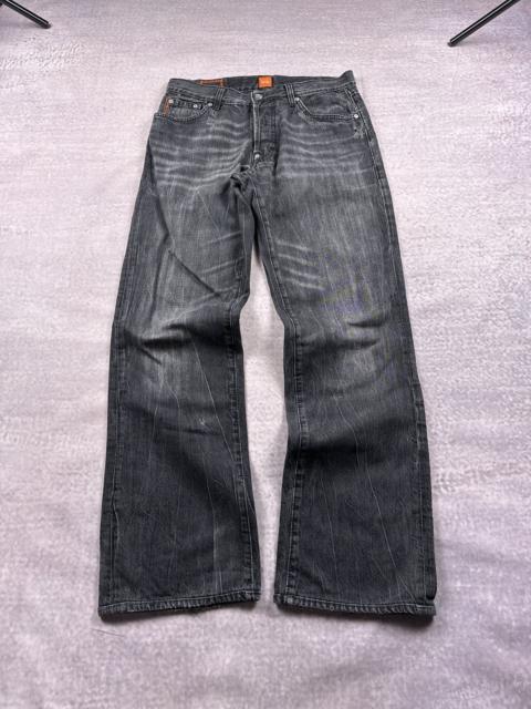 Other Designers Vintage Hugo Boss LGB Style Washed Black Denim Jeans