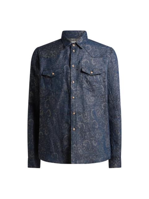 Etro Etro Blue Shirts Men