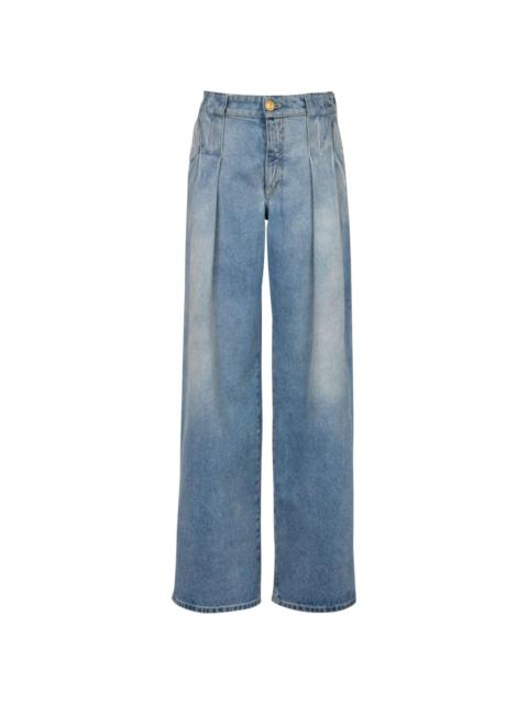 pleated jeans