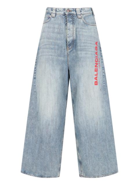 BALENCIAGA BAGGY PANTS IN STAINED