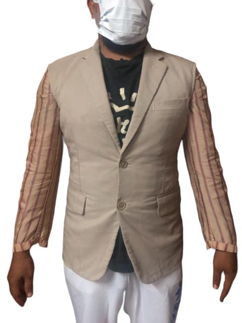 Comme des Garçons Homme Plus Comme des Garcons Homme Plus Stripe Sleeve Blazer
