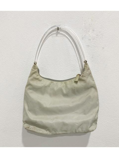 Prada AUTHENTIC PRADA BORSA IN TESSUTO MARE HAND BAG MADE IN ITALY