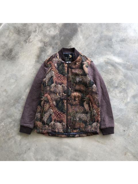 GO SLOW CARAVAN Rare Animal Safari Design Cotton Jacket