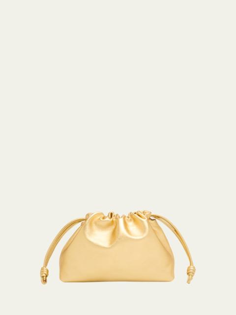 Loewe Flamenco Metallic Leather Shoulder Bag