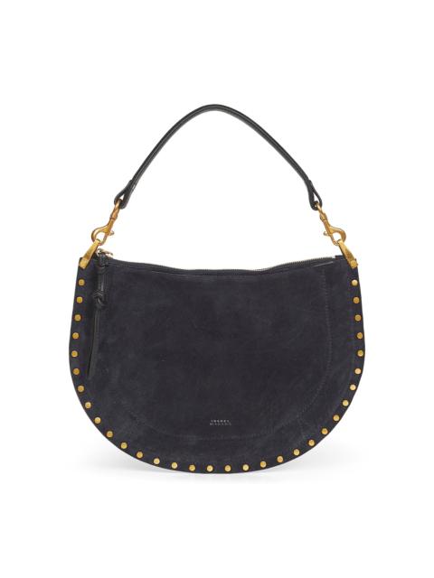 Isabel Marant Black midnight Oskan Soft Zip shoulder bag