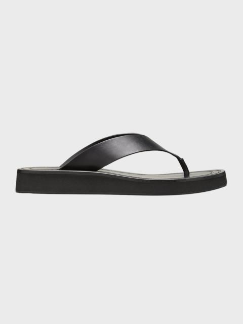 City Flip Flop in Leather