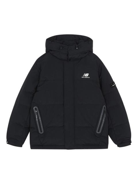 New Balance New Balance Warm Hooded Down Jacket 'Black' AMJ14323-BK