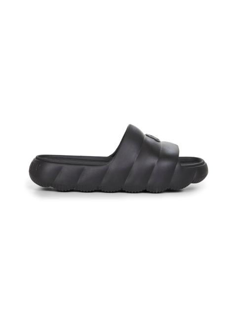 Moncler Moncler Men Black Eva Quilted Lilo Sliders