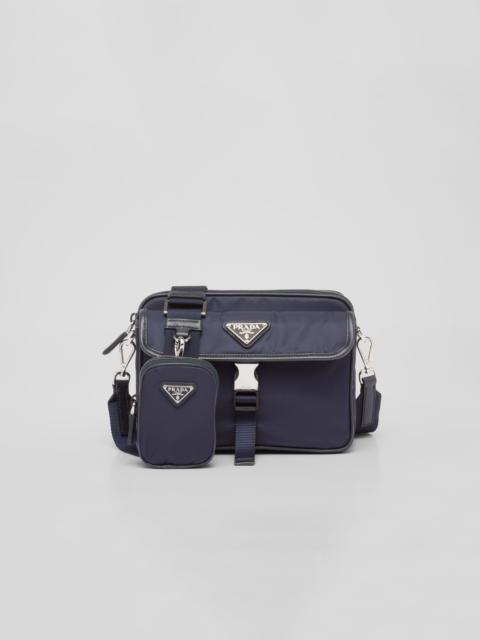 Prada Re-Nylon and Saffiano leather shoulder bag