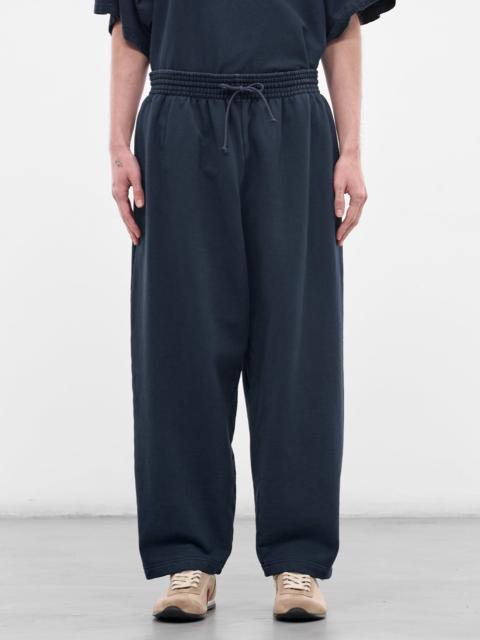 HED MAYNER Navy Cotton Baggy Sweatpants