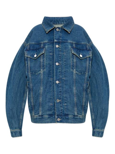 VETEMENTS button-fastening flap-pocket denim jacket