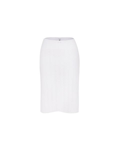 Cou Cou The Slip Skirt White