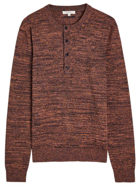 JW Anderson JW Anderson Melange Henley Knit Jumper