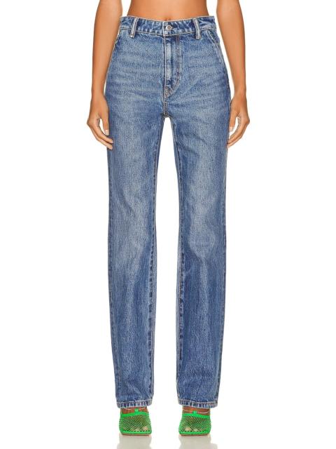 Alexander Wang Pre-Styled Rounded Jeans with Underwear