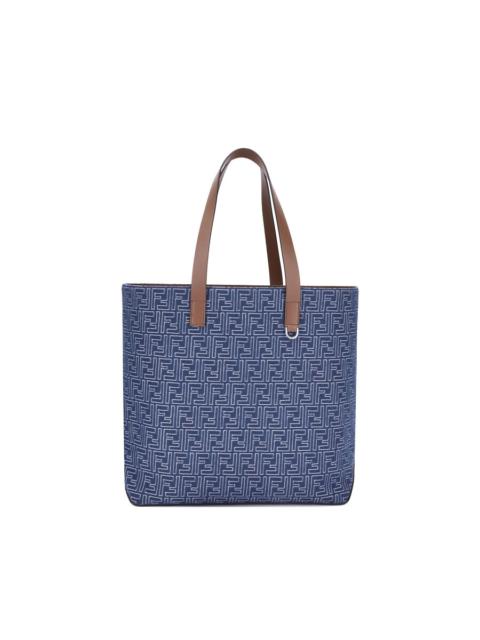 FENDI Fendi Embroderied Denim Tote Bag