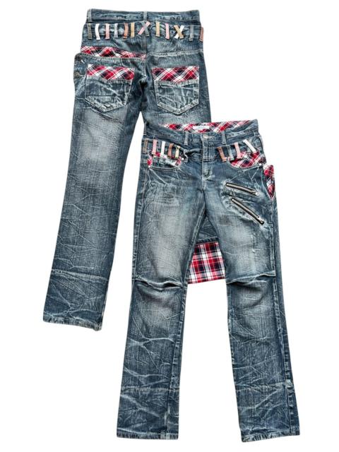 Other Designers Japanese Brand - Noodle Pleated Double Waist Denim Jeans 31x31