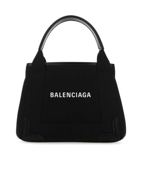BALENCIAGA Navy Cabas XS Handbag