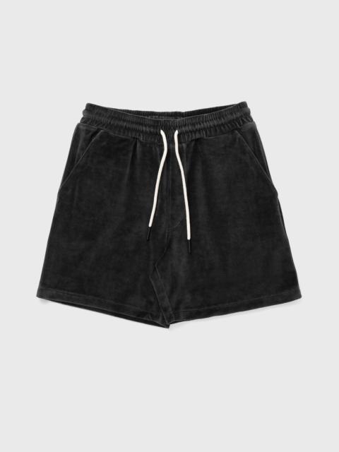 OAS Nearly Black Velour Shorts