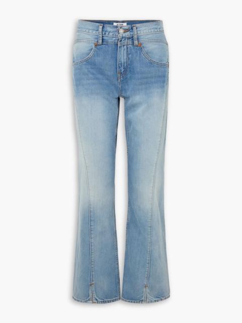RE/DONE Mid-rise flared jeans