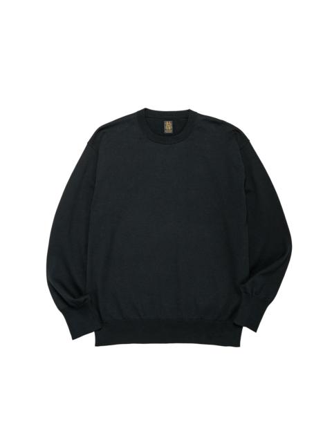 BATONER Caribbean Sea Island Cotton Crew Neck Black