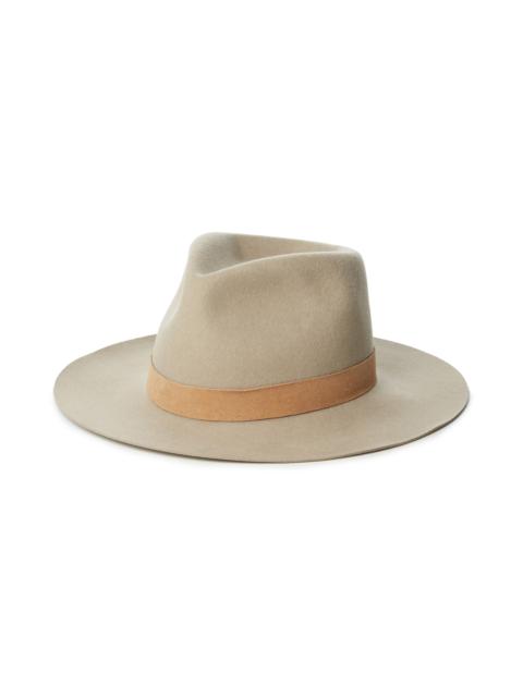 Janessa Leoné Janessa Leoné Ross Wool Fedora in Clay at Nordstrom