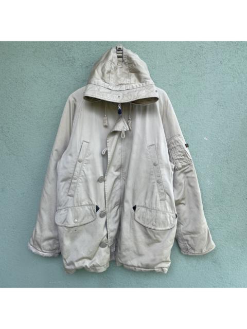 Other Designers Alpha Industries - Vtg ALPA INDUSTRIES Sherpa Fleece Inside Zipper Jacket