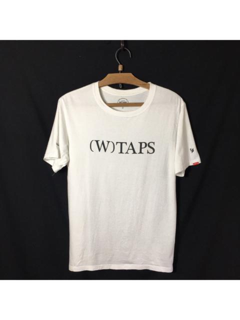Wtaps Visual Uparmored Script Spellout White Tshirt