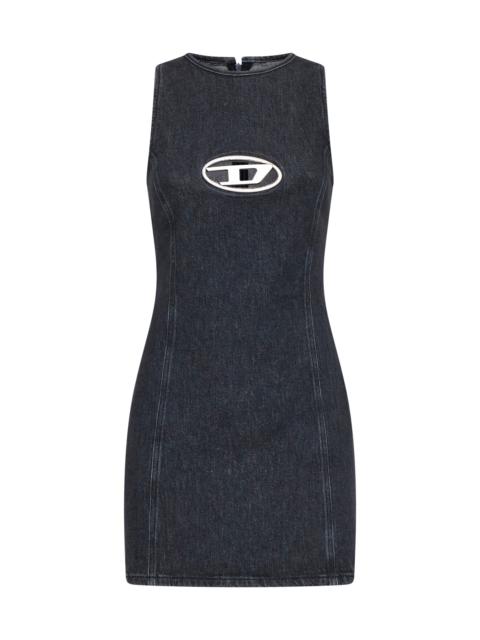 Diesel Black denim De-Ferriz minidress