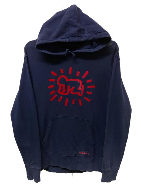Other Designers Streetwear - Keith Haring Big Logo Pop Art Pullover Hoodie Sweatshirt