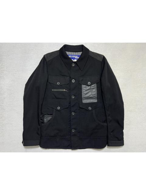 Junya Watanabe MAN Junya Watanabe - Hervier Production - Leather Pockets Jacket