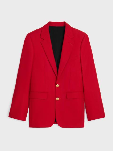 CELINE CLASSIC JACKET IN Wool Flannel