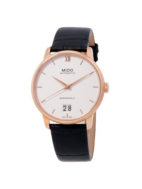 Other Designers Mido Baroncelli Automatic White Dial Men's Watch M0274263601800