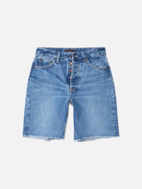 Nudie Jeans Maud Shorts Nostalgic Blue