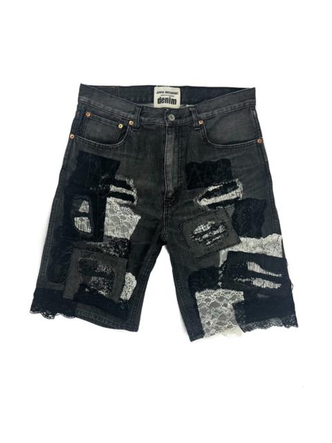 Junya Watanabe MAN Junya Watanabe Comme des Garcons Denim Patchwork Shorts