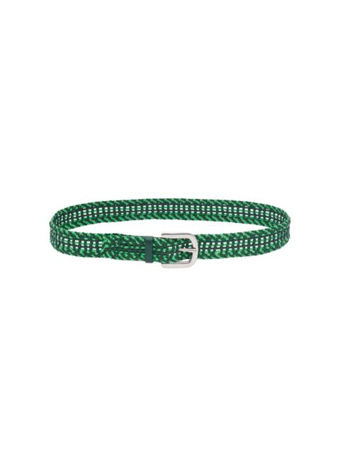 GABRIELA HEARST Sam Woven Belt Woven green