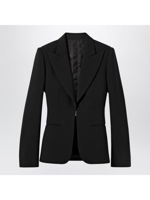 GUCCI Gucci Black Stretch Wool Technical Jacket Women