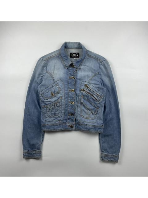 Dolce & Gabbana Dolce & Gabbana Cropped Denim Shirt